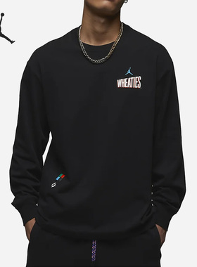 Nike/耐克官方正品ordan Flight 印花男子运动套头长袖DV8429-010