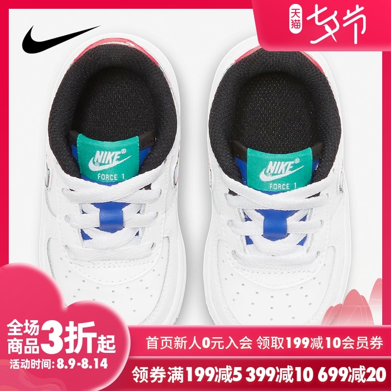 Nike/耐克正品当季新款FORCE 1 (TD)婴童舒适运动休闲鞋CU4635