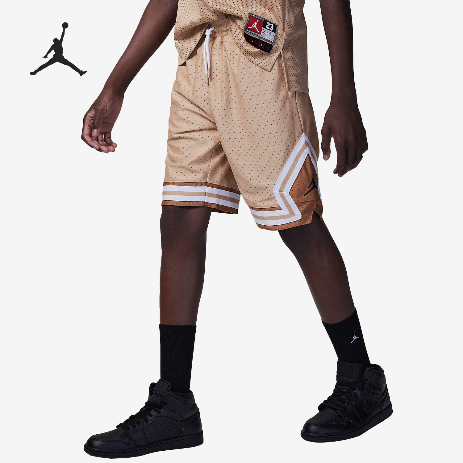 Nike/耐克正品JORDAN大童时尚健身透气耐磨短裤DR8097-200