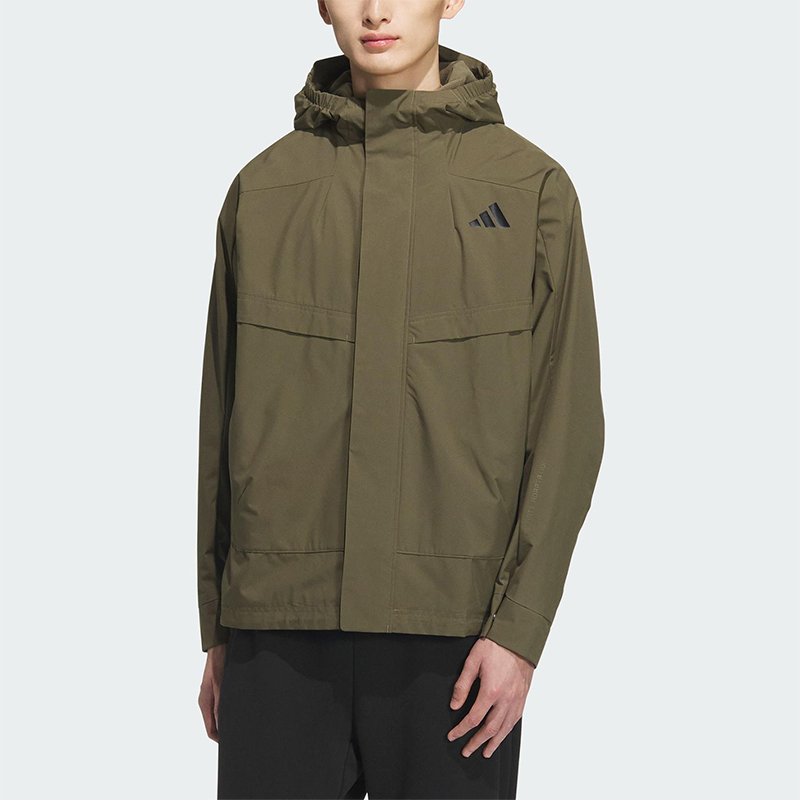 Adidas/阿迪达斯正品2025秋季款男士运动连帽耐穿日常外套KB7625