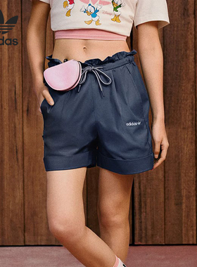 Adidas/阿迪达斯官方正品三叶草女士运动透气宽松短裤JP1433