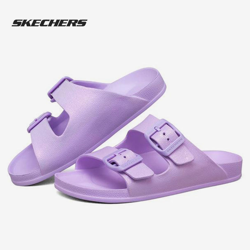 Skechers/斯凯奇正品春季新款大童女孩糖果色舒适休闲凉拖鞋