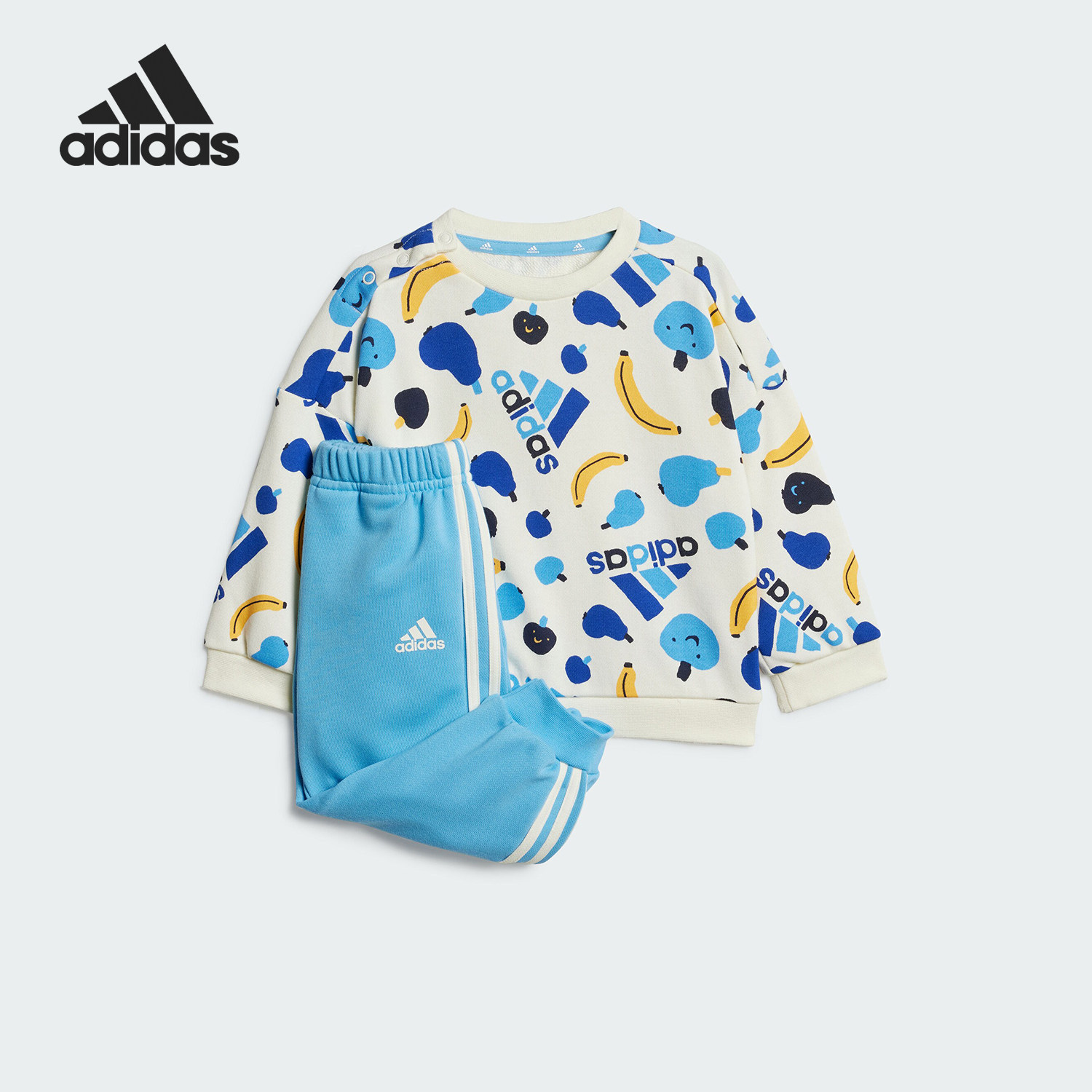 Adidas/阿迪达斯官方正品当季新款婴童卡通印花休闲两件套IS2685,童装/婴儿装/亲子装,套装,淘宝优惠券,粉丝福利购,淘宝优惠卷