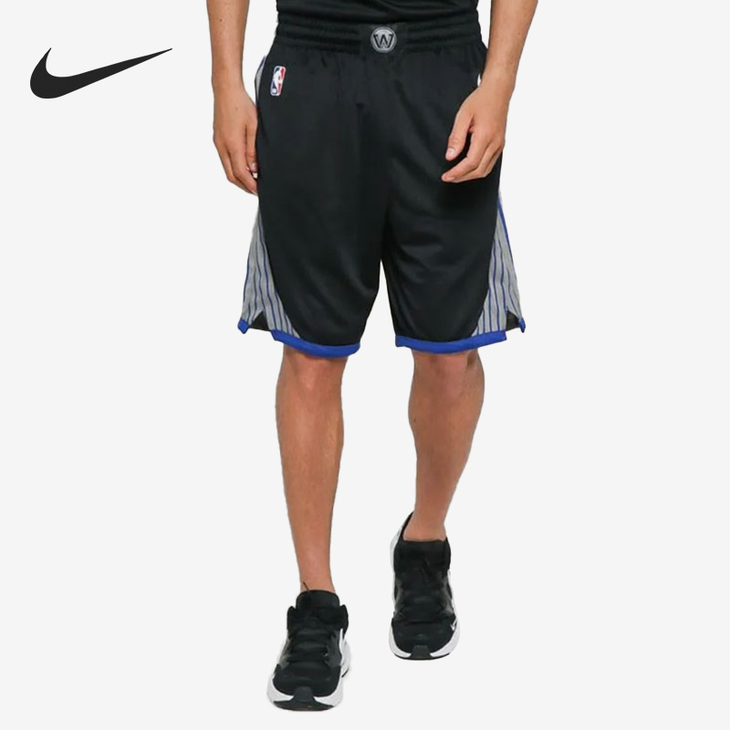 Nike/耐克正品赛场系列NBA勇士队篮球男子运动短裤BV5869-010