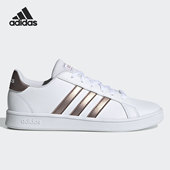 阿迪达斯正品 时尚 当季 Adidas 新款 大童休闲经典 小白鞋 EF0101