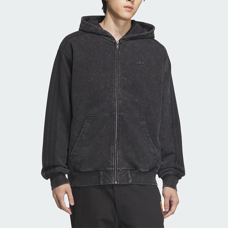 Adidas/阿迪达斯正品春季新款男士水洗做旧休闲外套KA2315