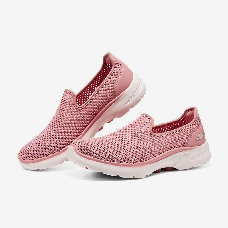 Skechers/斯凯奇正品夏季网面透气健步一脚蹬女子运动休闲鞋