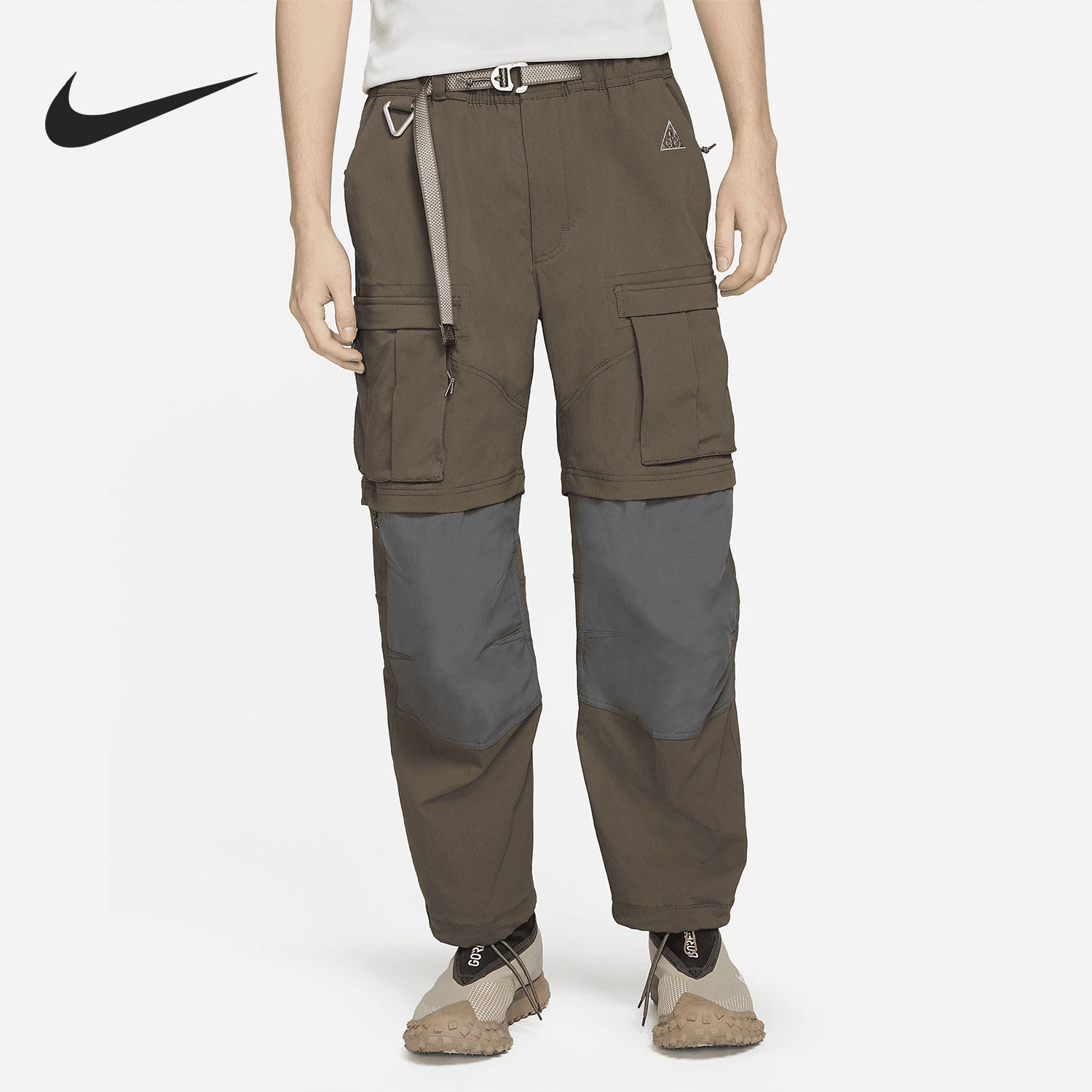 Nike/耐克正品ACG 二合一防水户外机能多口袋男子长裤 CV0656-004