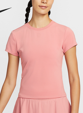 Nike/耐克官方正品Dri-FIT女士修身网球运动透气短袖HQ2995-618