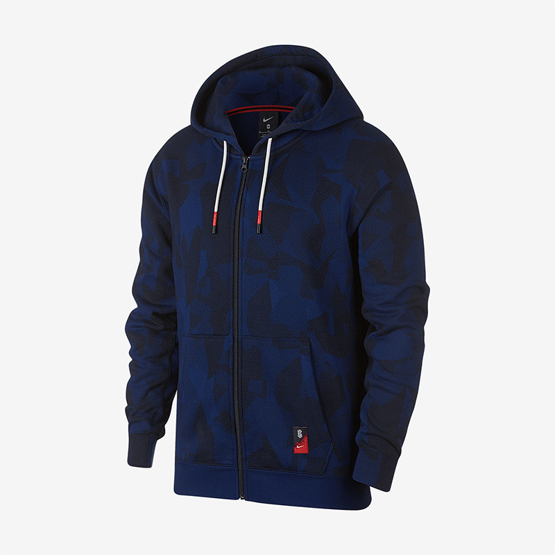 Nike/耐克正品KYRIE男士时尚针织运动连帽夹克外套AJ3386-478