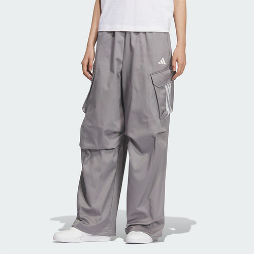 Adidas/阿迪达斯正品V W PARACHUTE P女士时尚工装运动长裤KF2663