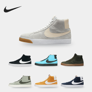 ZOOM BLAZER 864349 耐克正品 300 女休闲滑板鞋 男 Nike MID