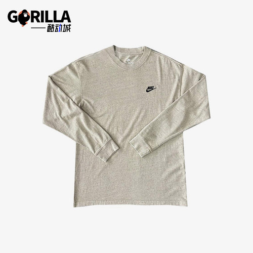 Nike/耐克正品春季男士针织透气套头宽松休闲运动长袖DX1002-250