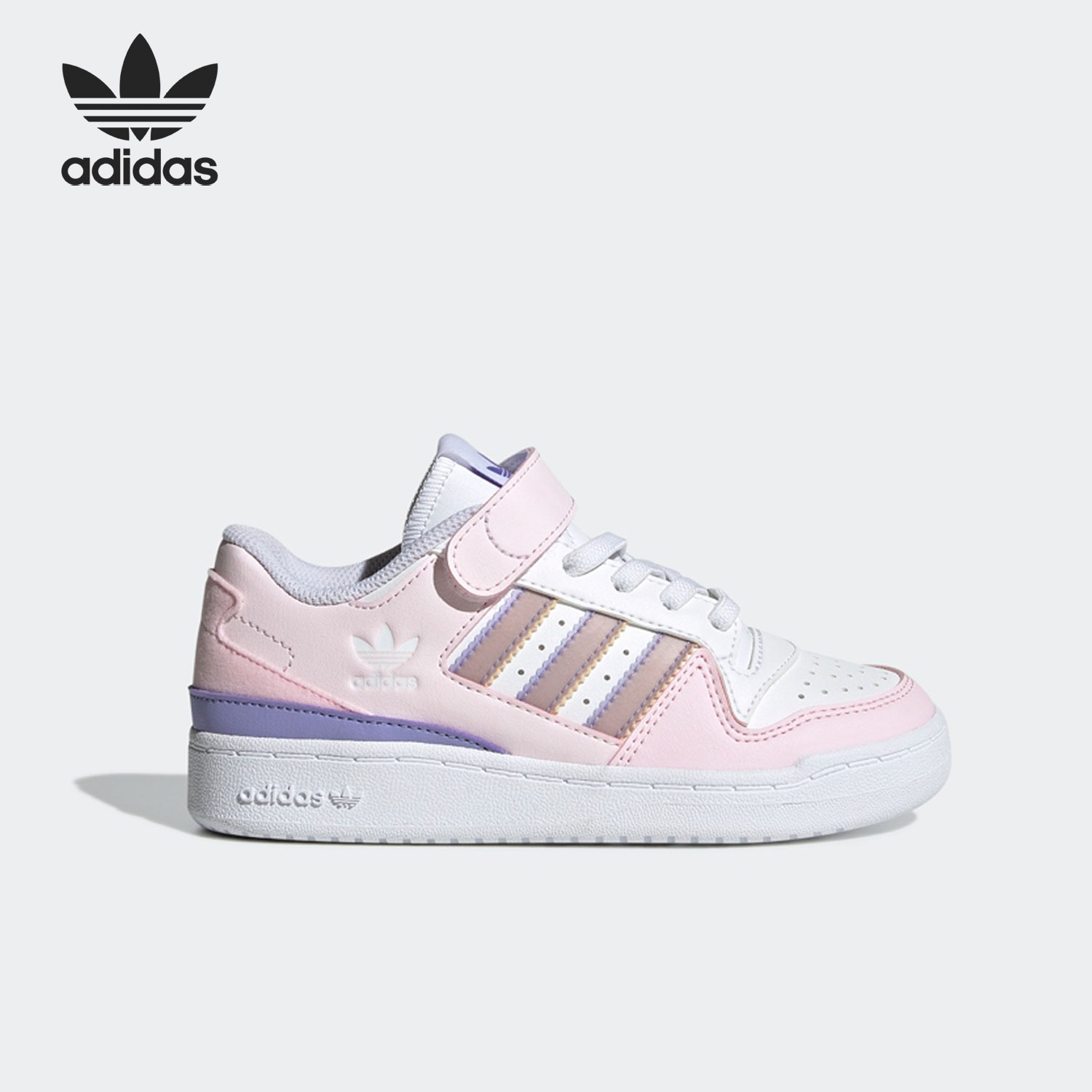 阿迪达斯三叶草儿童板鞋