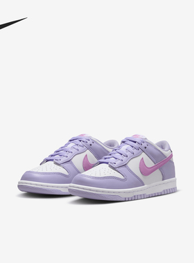 Nike/耐克正品Dunk Low GS女子大童耐磨运动板鞋HQ1185-161
