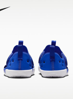 Nike/耐克正品夏季款儿童运动魔术贴耐磨镂空凉鞋HF6277-400