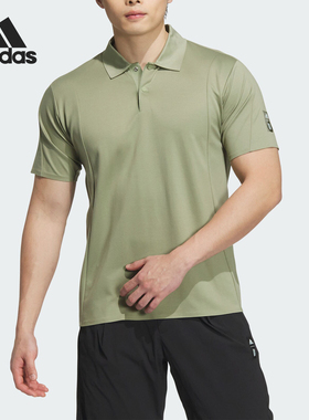 Adidas/阿迪达斯正品秋季男士舒适透气休闲运动POLO衫JI8701