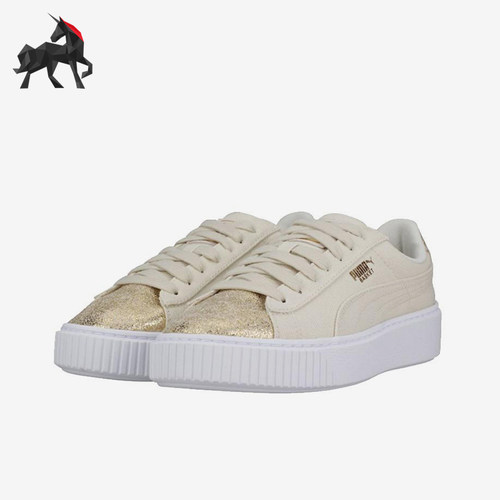 Puma/彪马正品经典女士防滑复古轻便耐磨厚底运动板鞋366494-01