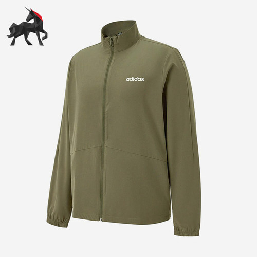 Adidas/阿迪达斯正品U WOVEN JACKET男女经典复古立领夹克JN4915