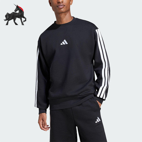 Adidas/阿迪达斯正品2025秋季款男士日常运动圆领套头卫衣JE6304