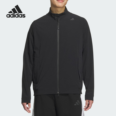 Adidas/阿迪达斯正品2025夏季款男士休闲日常立领宽松外套KB5134