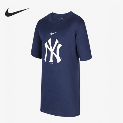 耐克大童圆领透气运动休闲短袖