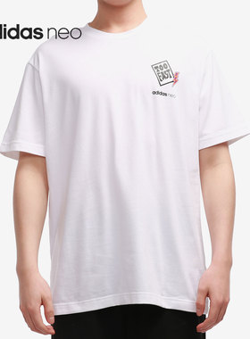 Adidas/阿迪达斯正品新款男子夏季透气休闲短袖运动T恤GP4810