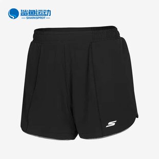 Skechers/斯凯奇正品夏季女子透气户外训练休闲短裤P121W013-002K