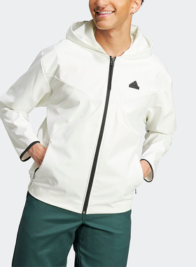 Adidas/阿迪达斯正品新款男子宽松连帽运动夹克外套IA3091