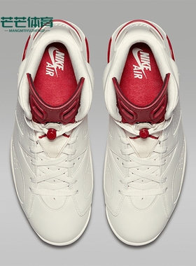 Nike/耐克正品JORDAN男士透气运动气垫中帮篮球鞋384664-116