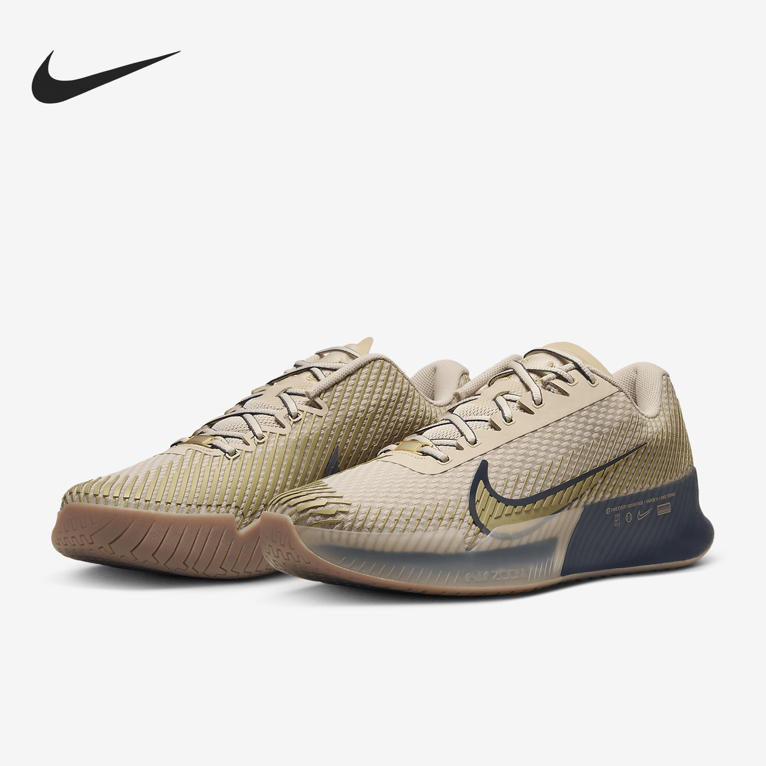 Nike/耐克正品 Zoom Vapor 11 男士耐磨运动网球鞋FN4735-101
