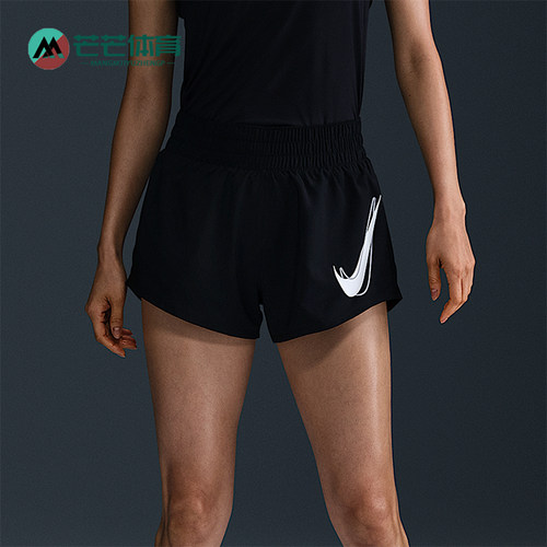 Nike/耐克正品2025新款女士运动透气印花训练跑步短裤HJ2196-010