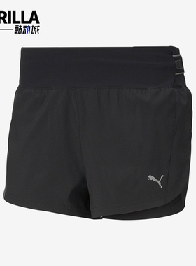 Puma/彪马正品休闲新款女士训练轻盈透气跑步运动短裤520171-01