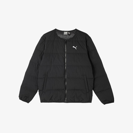 Puma/彪马官方正品2024秋冬男士保暖低领短款休闲羽绒服686092-01
