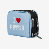 男女熊猫印花时尚 新款 便携手拿化妆包 斯凯奇正品 Skechers