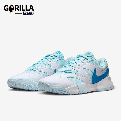 Nike/耐克正品春季款女士运动低帮系带耐磨减震网球鞋FD6575-400