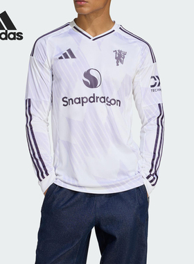 Adidas/阿迪达斯官方正品MANCHESTER男士足球比赛训练长袖JP3025