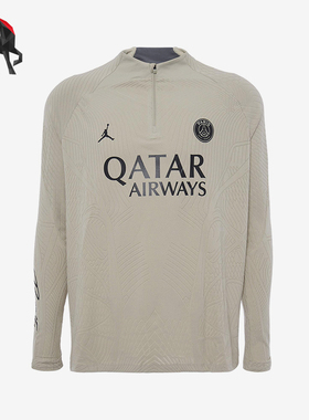 Nike/耐克正品JORDAN男士经典半拉链足球运动长袖T恤DZ0696-231