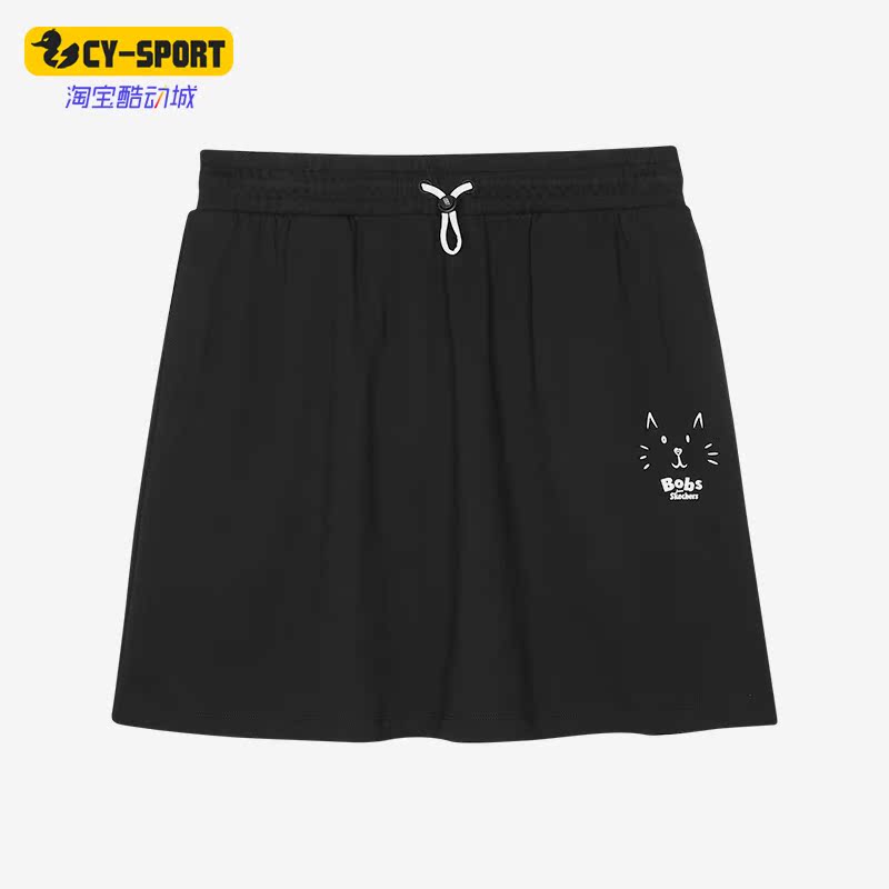 Skechers/斯凯奇正品夏季女子百搭舒适运动休闲半身裙子L122W152