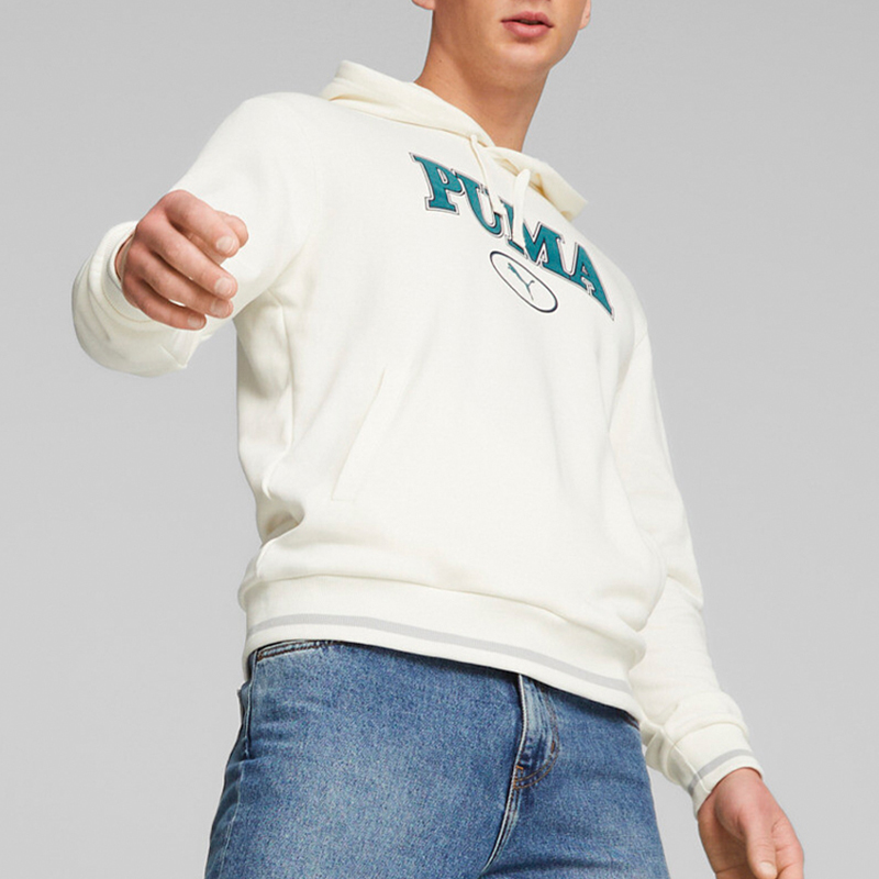 Puma/彪马正品2025冬季款男士耐穿连帽套头运动休闲卫衣678419-65