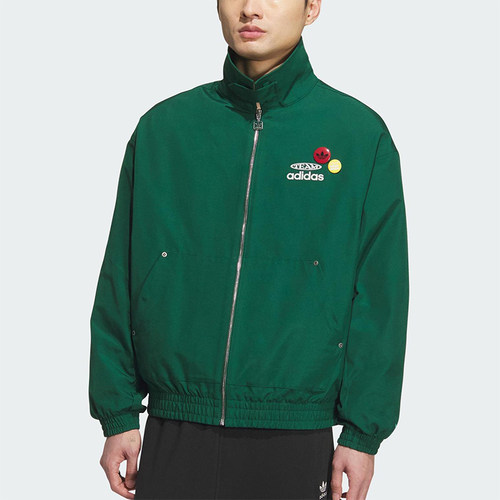 Adidas/阿迪达斯正品三叶草男士休闲宽松梭织翻领运动外套KC0136