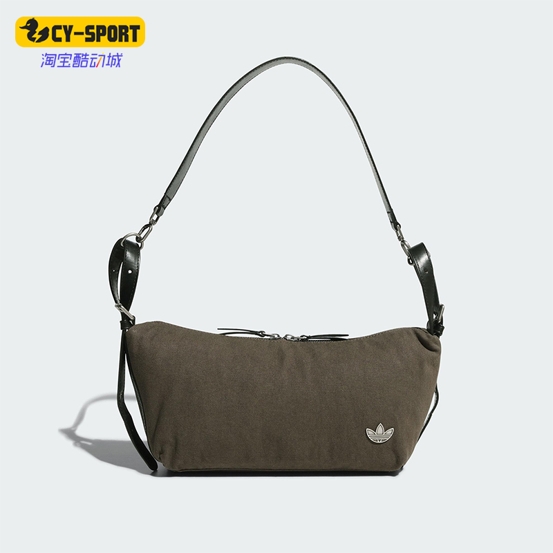 Adidas/阿迪达斯正品三叶草女士复古休闲便携收纳单肩包KT0864