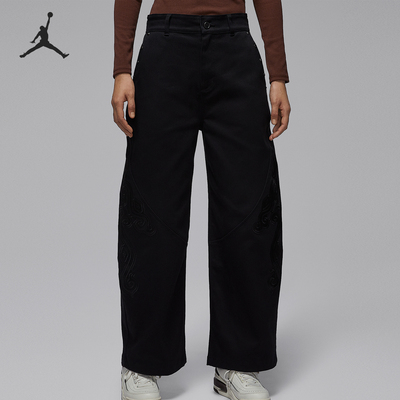 Nike/耐克正品JORDAN女士休闲运动宽松耐穿松紧腰长裤IQ3962-010