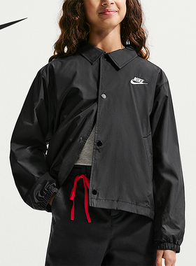 Nike/耐克正品Sportswear新款儿童黑白色经典夹克外套IF2822-010