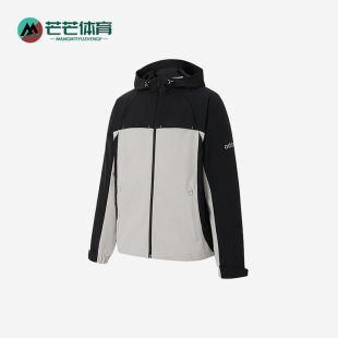 经典 Adidas 男士 2025新款 梭织连帽夹克外套KA2558 阿迪达斯正品