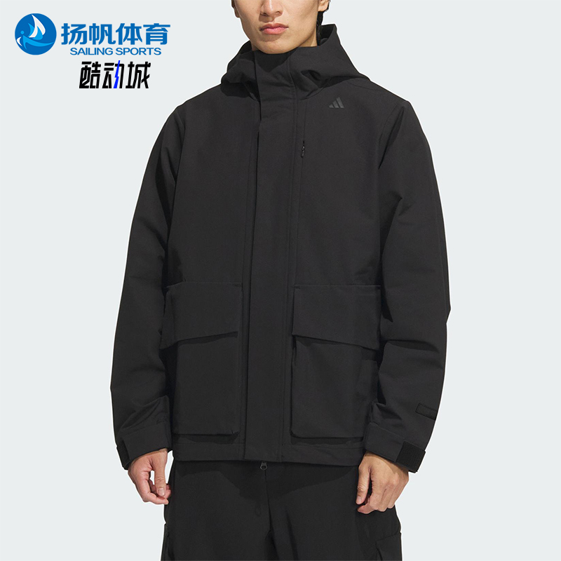 Adidas/阿迪达斯正品春款男士训练运动梭织宽松外套JM0960