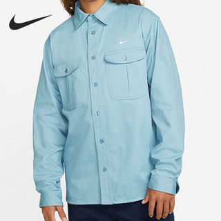 Nike/耐克官方正品SB男子运动休闲滑板外套长袖衬衫DQ6288-494