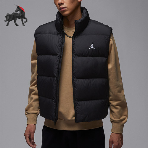 Nike/耐克正品JORDAN男士运动轻盈保暖经典羽绒马甲IF4262-010