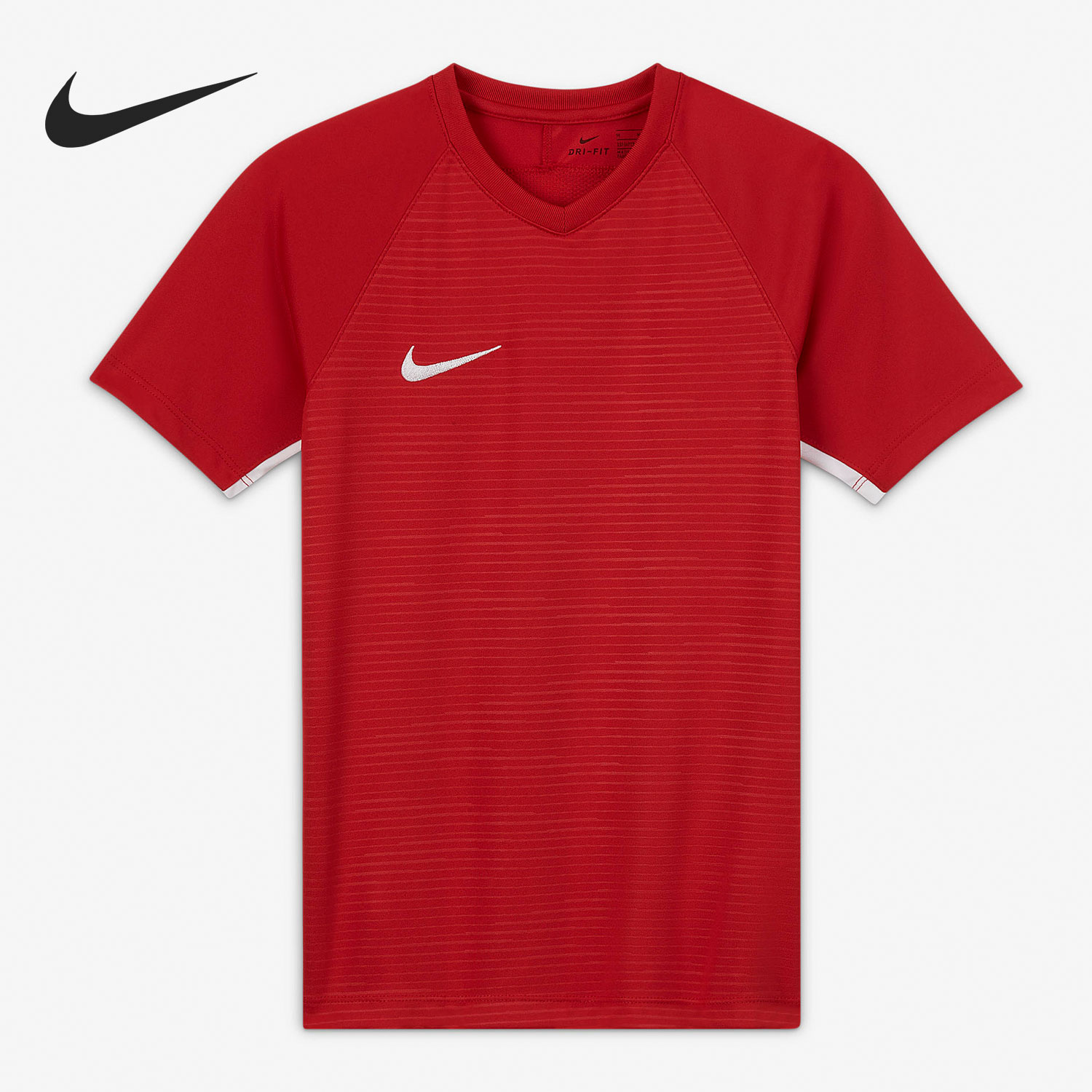 Nike/耐克正品圆领大童运动圆领宽松足球训练短袖894111-657