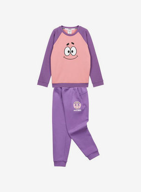 Skechers/斯凯奇正品秋季新款儿童针织休闲运动套装 L321K173